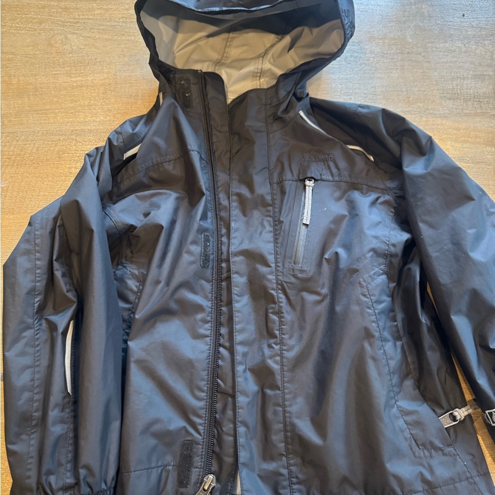 Black kids rain jacket